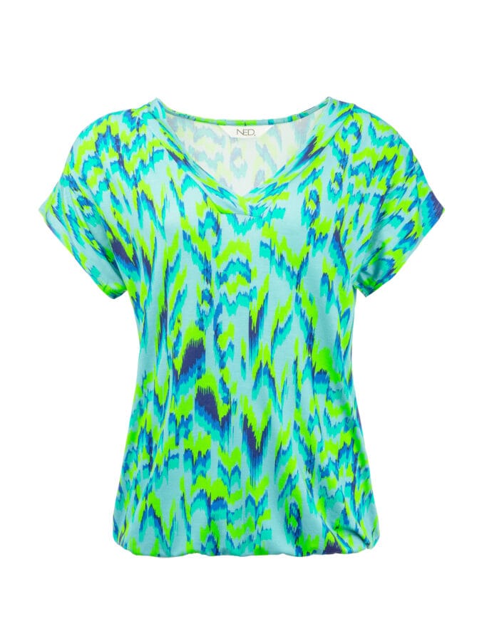 Ned Top Cattalis Milky Blue Avatar Art Tricot
