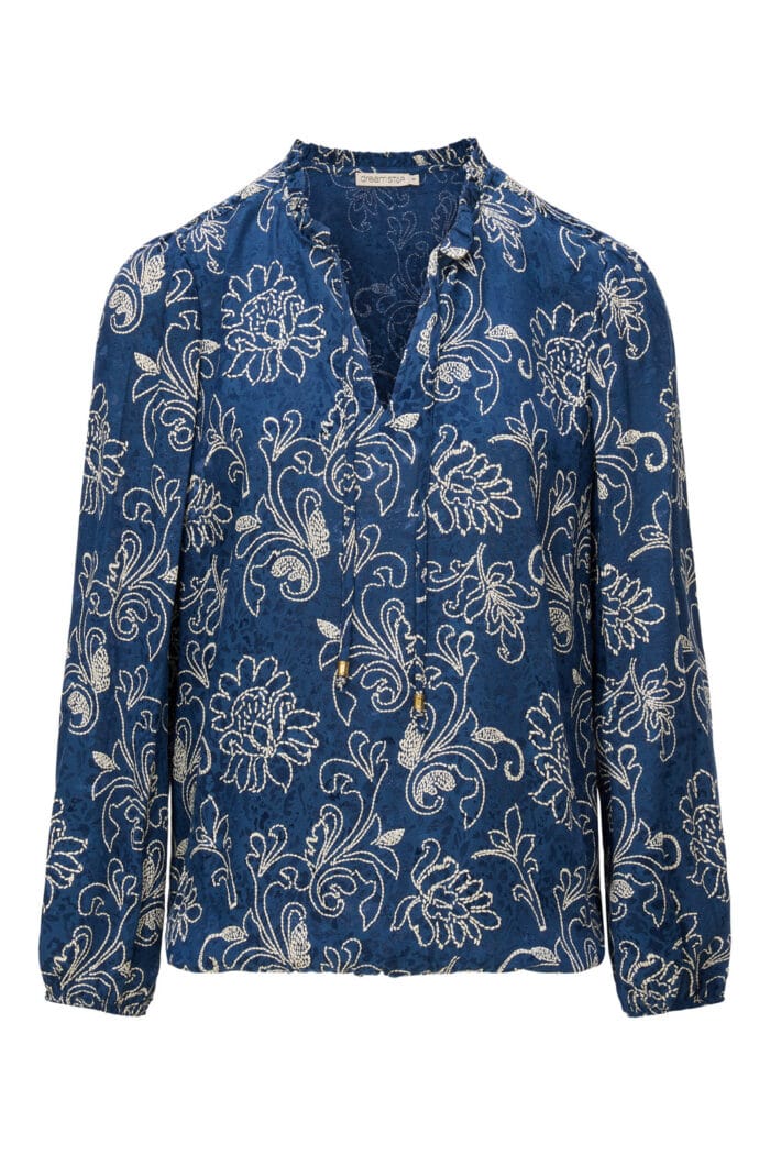 Dreamstar Blouse Cleo Satijn Indigo