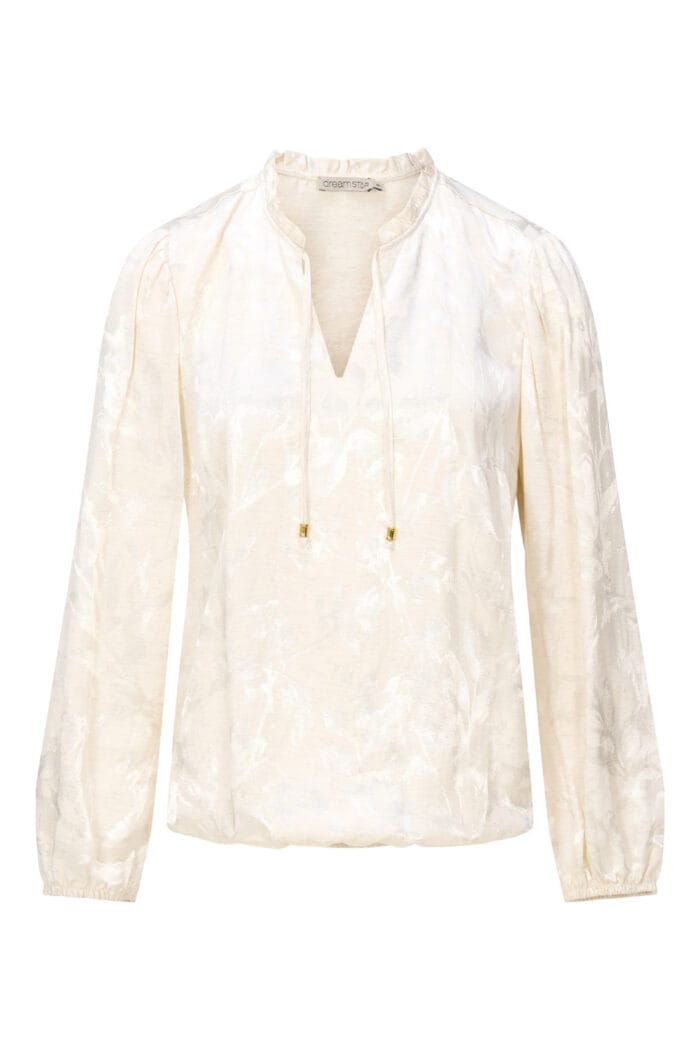 Dreamstar Blouse Zatine Satijn Ivoor