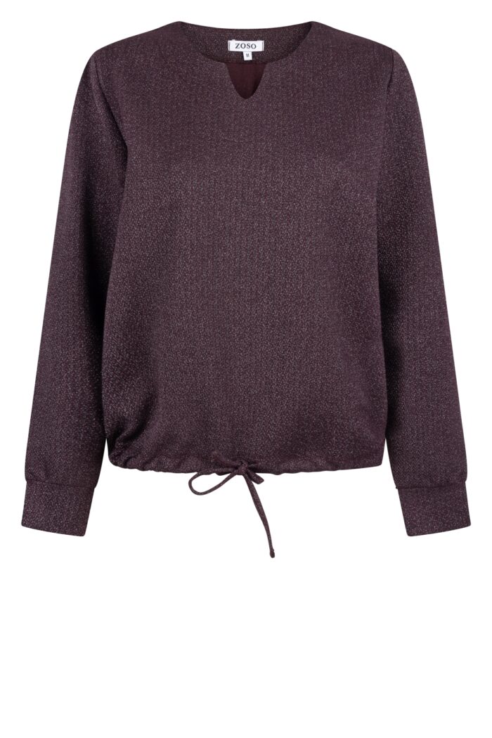 Zoso Top Margot Bordeaux