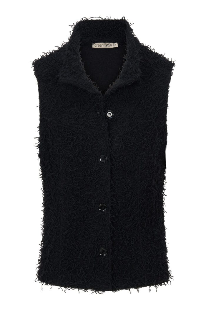 Dreamstar Vest Flossie Frotte Zwart