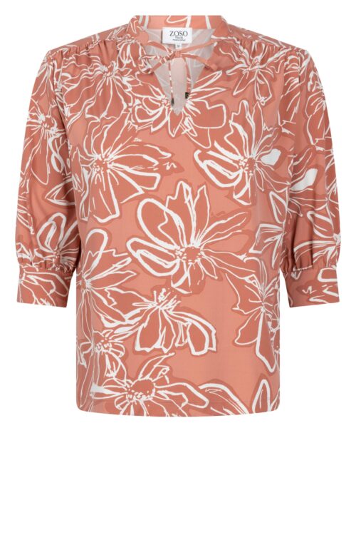 Zoso Blouse Marloes Desert Rose Travel